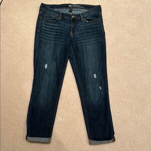 Boyfriend Fit Gap Capri